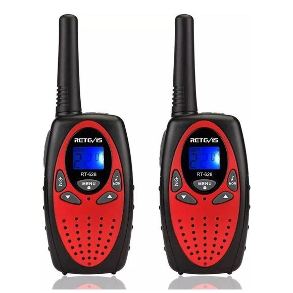Retevis RT628 Kids Walkie Talkies 2 Pack Red NEW - Picture 1 of 7